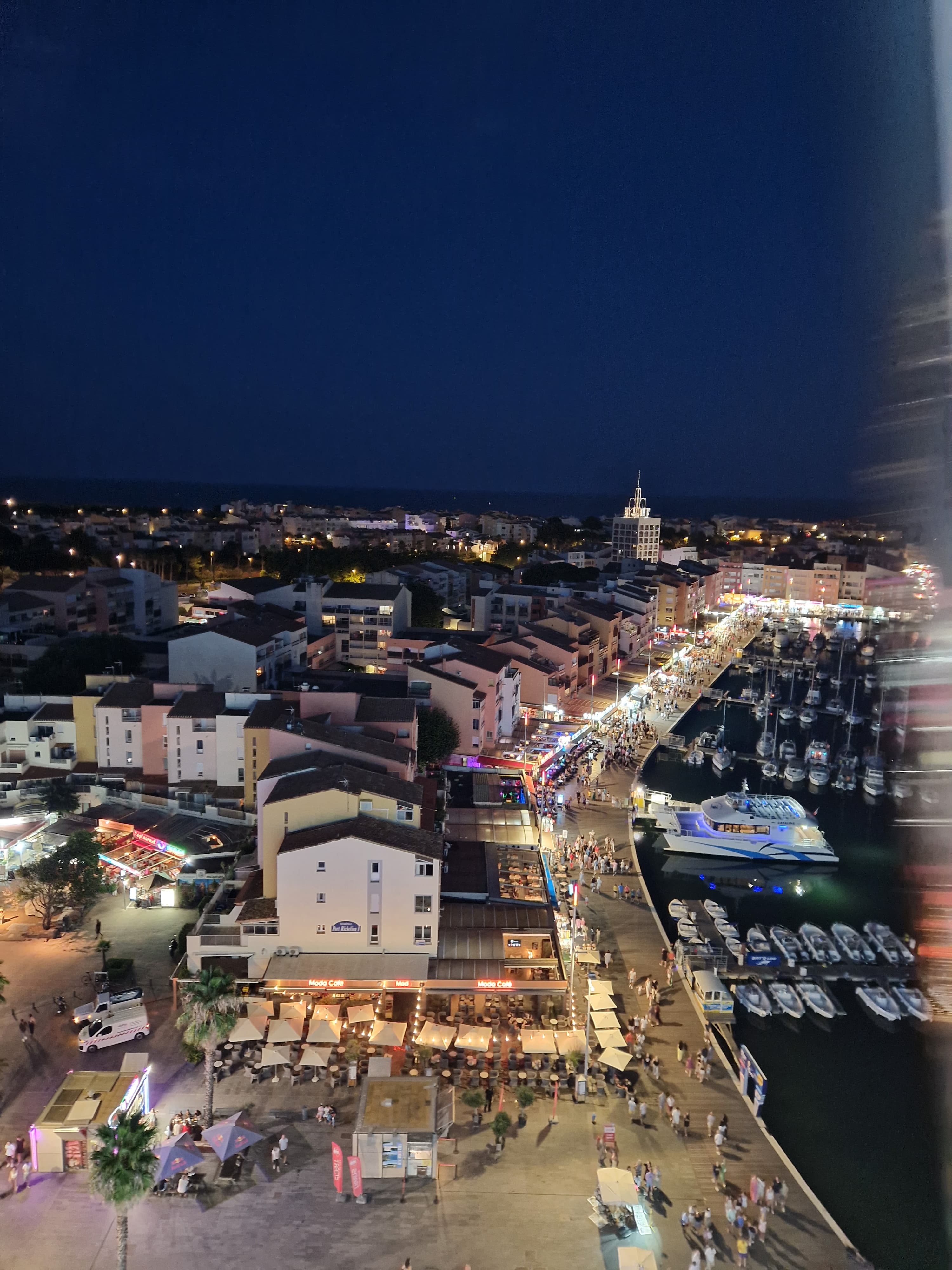 Luchtfoto van de jachthaven van Cap d'Agde
